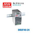 Mean Well DBUF40-24 Buffer Module Power 24V 40A Supply  - DIN Rail