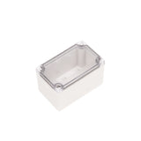 Boxco M-Series 3.15 x 5.12 x 2.95 Inches(80 x 130 x 75mm) Plastic Enclosure, IP67, IK08, PC, Transparent Cover, Screw Type - PHOTO 1