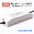 Mean Well HLN-60H-24B Power Supply 60W 24V - IP64, Dimmable 2.5A