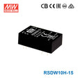 Mean Well RSDW10H-15 DC-DC Converter - 10W - 43~160V in 15V out