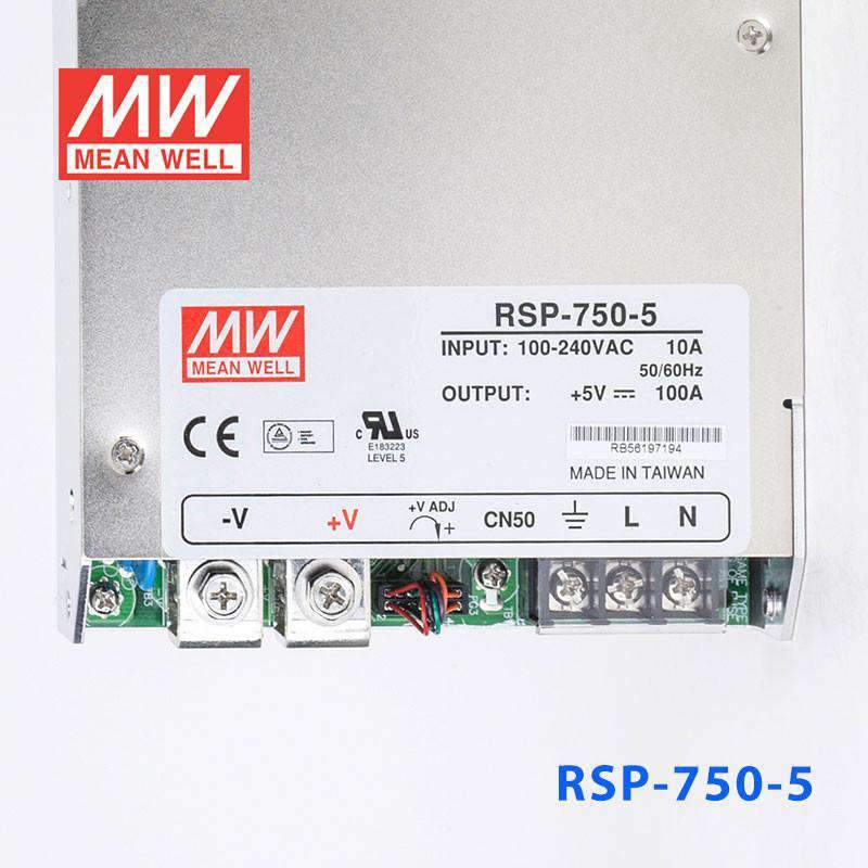 Mean Well RSP-750-5 Power Supply 500W 5V - PHOTO 2