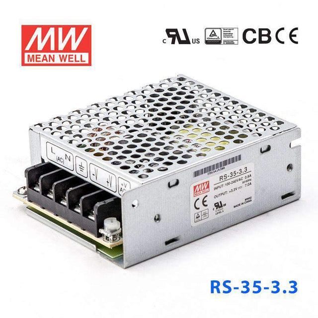 Mean Well RS-35-3.3 Power Supply 35W 3.3V