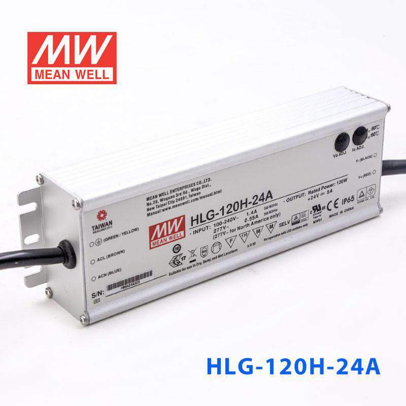 Mean Well HLG-120H-24A Power Supply 120W 24V - Adjustable 5A - PHOTO 1