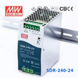 Mean Well SDR-240-24 Single Output Industrial Power Supply 240W 24V - DIN Rail