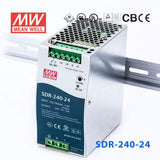 Mean Well SDR-240-24 Single Output Industrial Power Supply 240W 24V 10A - DIN Rail