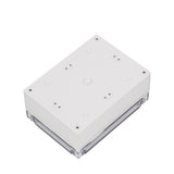 Boxco S-Series 4.92 x 6.89 x 2.95 Inches(125x175x75mm) Plastic Enclosure, IP67, IK08, ABS, Transparent Cover, Screw Type - PHOTO 1