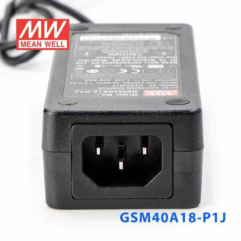 Mean Well GSM40A18-P1J Power Supply 40W 18V 2.22A - PHOTO 3