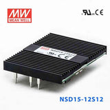 Mean Well NSD15-12S12 DC-DC Converter - 15W - 9.4~36V in 12V out