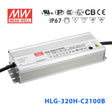 Mean Well HLG-320H-C2100AB Power Supply 319.2W 2100mA - Adjustable and Dimmable