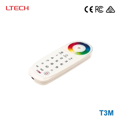 Ltech T3M Wireless RF Multi-zone Remote - RGB