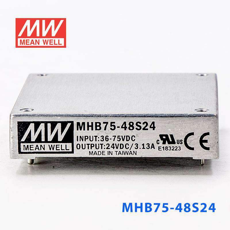 Mean Well MHB75-48S24 DC-DC Converter - 75W - 36~72V in 24V out 3.13A - PHOTO 2