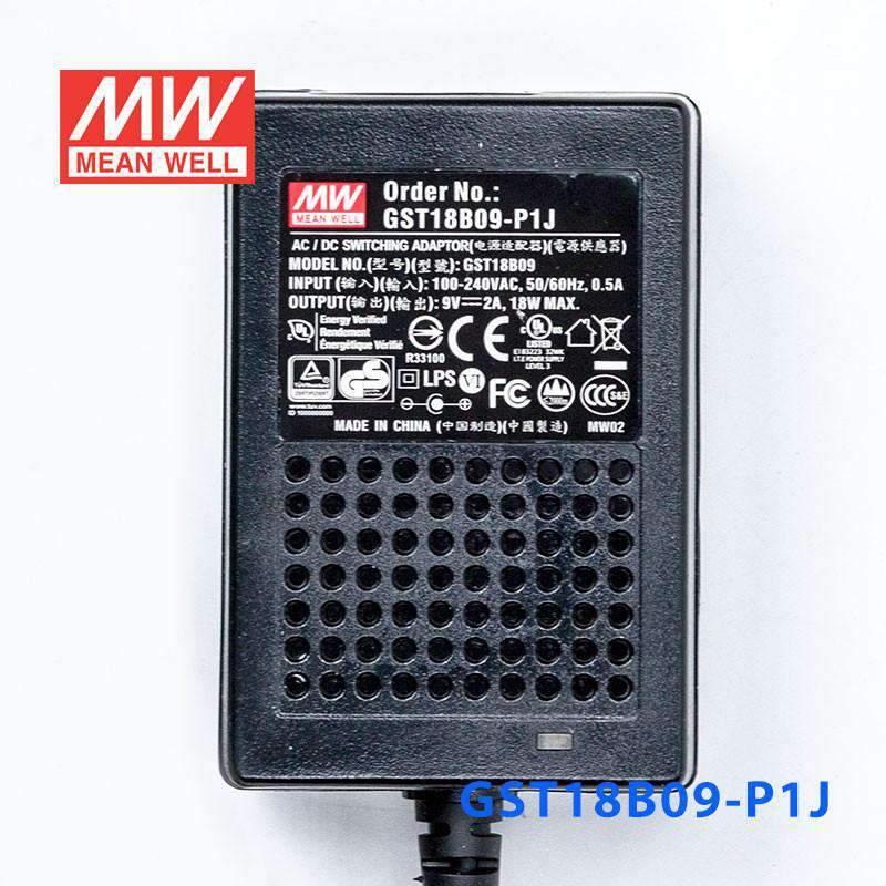 Mean Well GST18B09-P1J Power Supply 18W 9V - PHOTO 2