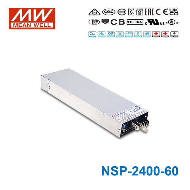 Mean Well NSP-2400-60 2400W 60V Compact Power Supply 40A
