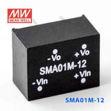 Mean Well SMA01M-12 DC-DC Converter - 1W - 10.8~13.2V in 12V out 84mA - PHOTO 3
