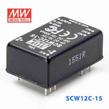 Mean Well SCW12C-15 DC-DC Converter - 12W 36~72V DC in 15V out 800mA - PHOTO 1