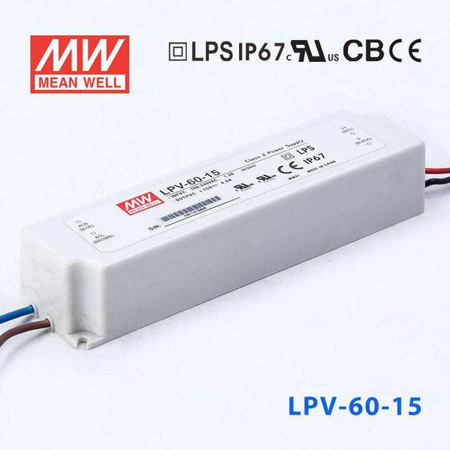 Mean Well LPV-60-15 Power Supply 60W 15V
