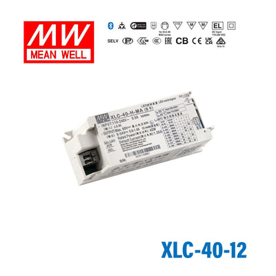 Mean Well XLC-40-12 LED Driver 40.8W 12V 3.4A