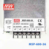 Mean Well MSP-600-36  Power Supply 630W 36V 17.5A - PHOTO 2