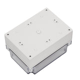 Boxco S-Series 4.92 x 6.89 x 3.94 Inches(125x175x100mm) Plastic Enclosure, IP67, IK08, ABS, Transparent Cover, Screw Type - PHOTO 2