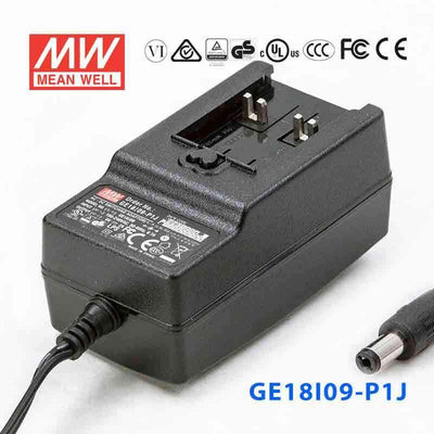 Mean Well GE18I09-P1J Power Supply 18W 9V 2A