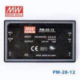 Mean Well PM-20-12 Power Supply 20W 12V 1.8A - PHOTO 2