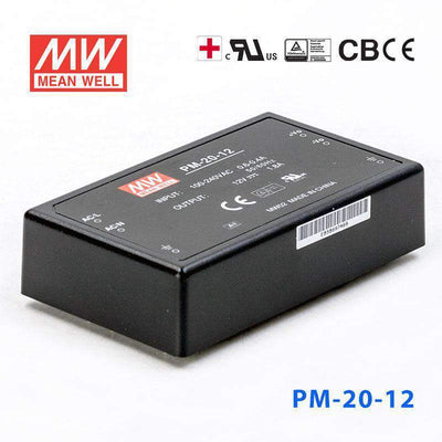 Mean Well PM-20-12 Power Supply 20W 12V 1.8A