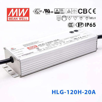 Mean Well HLG-120H-20A Power Supply 120W 20V - Adjustable 6A