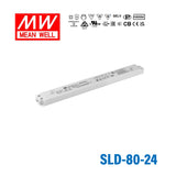 Mean Well SLD-80-24 Linear LED Driver 80W 24V 3300mA - Slim