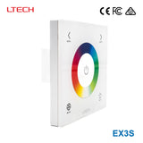 Ltech EX3S Wireless RF/DMX512 Single-zone Touch Panel - RGB