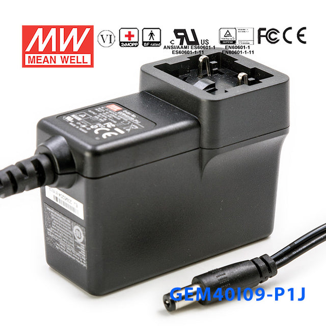 Mean Well GEM40I09-P1J Power Supply 36W 9V 4A