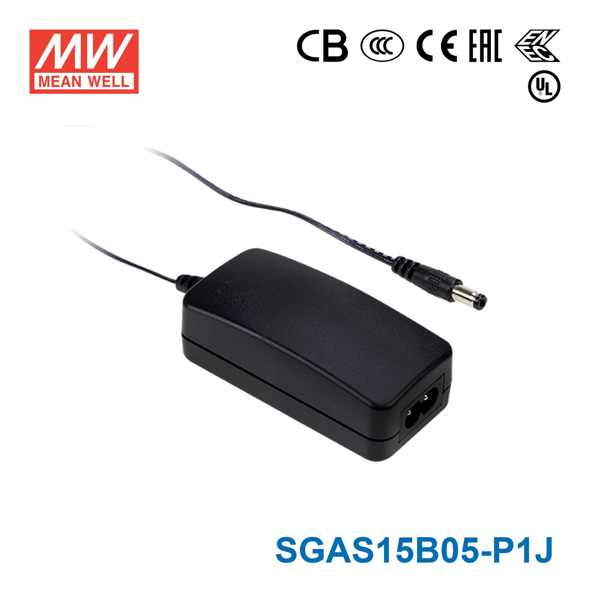 Mean Well SGAS15B05-P1J Power Supply 15W 5V 2.4A
