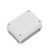 Boxco S-Series 3.15 x 4.33 x 1.77 Inches(80x110x45mm) Plastic Enclosure, IP67, IK08, ABS, Transparent Cover, Screw Type - PHOTO 1