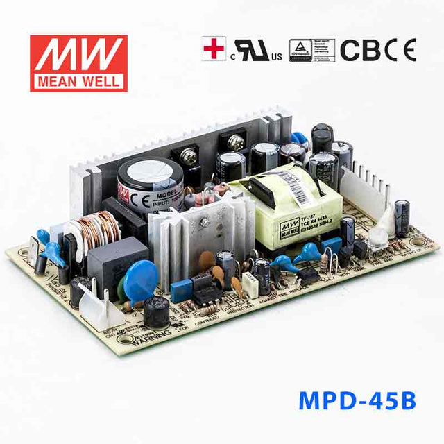 Mean Well MPD-45B Power Supply 45W 5V 24V 3.2A