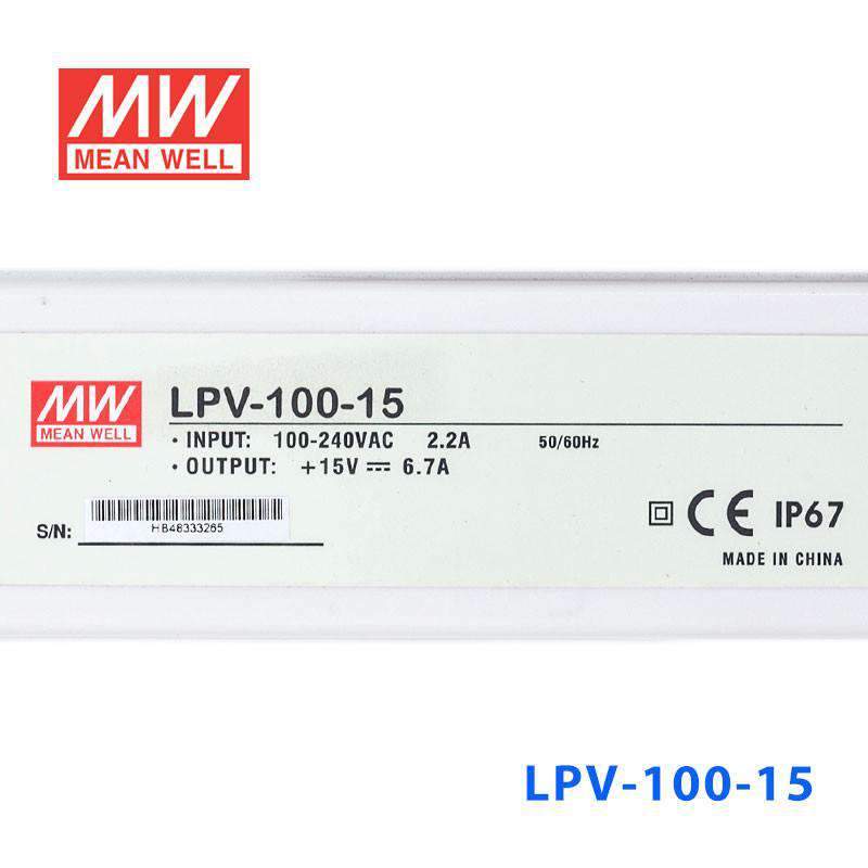 Mean Well LPV-100-15 Power Supply 100W 15V - PHOTO 3