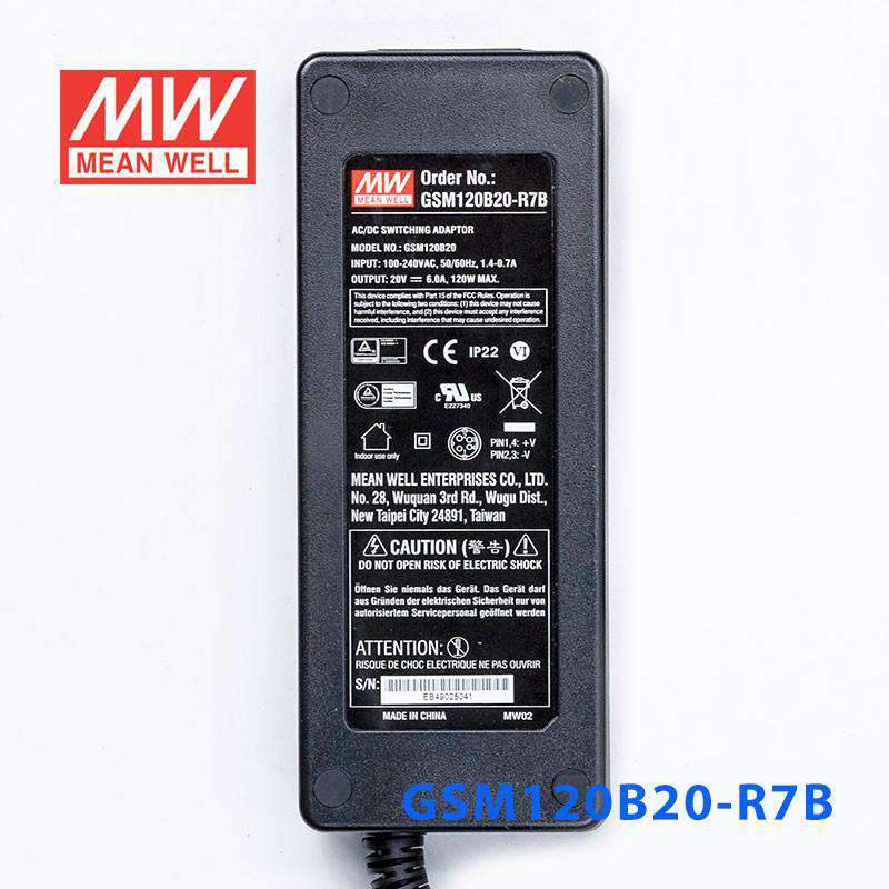 Mean Well GSM120B20-R7B Power Supply 120W 20V - PHOTO 2
