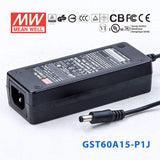 Mean Well GST60A15-P1JPower Supply 60W 15V 4A