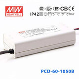 Mean Well PCD-60-1050B Power Supply 60W  1050mA
