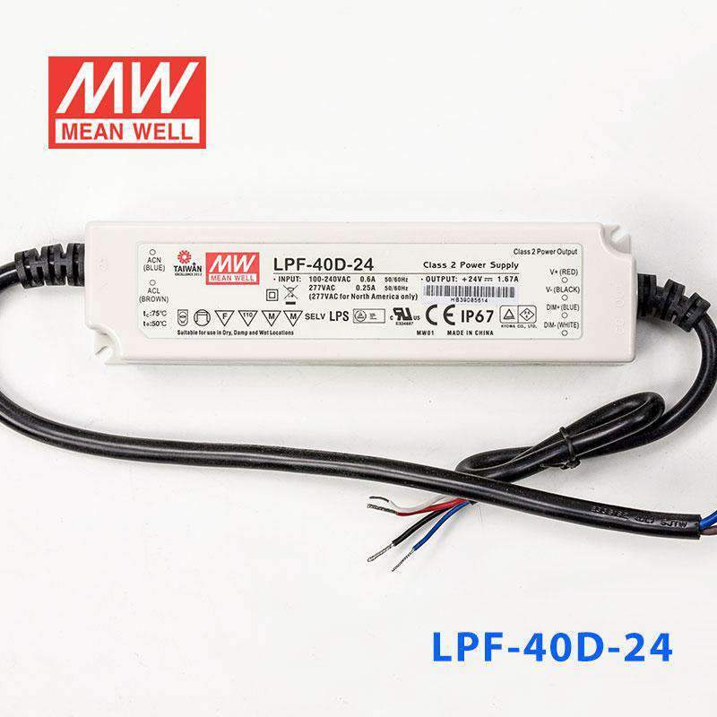 Mean Well LPF-40D-24 Power Supply 40W 24V - Dimmable - PHOTO 2