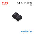 Mean Well MDD03F-05 Medical Grade DC/DC Converter 3W - 9-36V input, 5 and -5V output 300mA