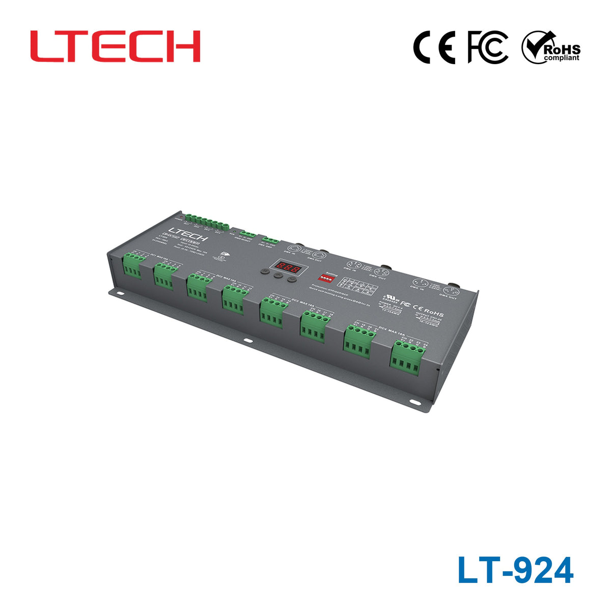 Ltech LT-924 Constant Voltage Decoder - DMX/RDM