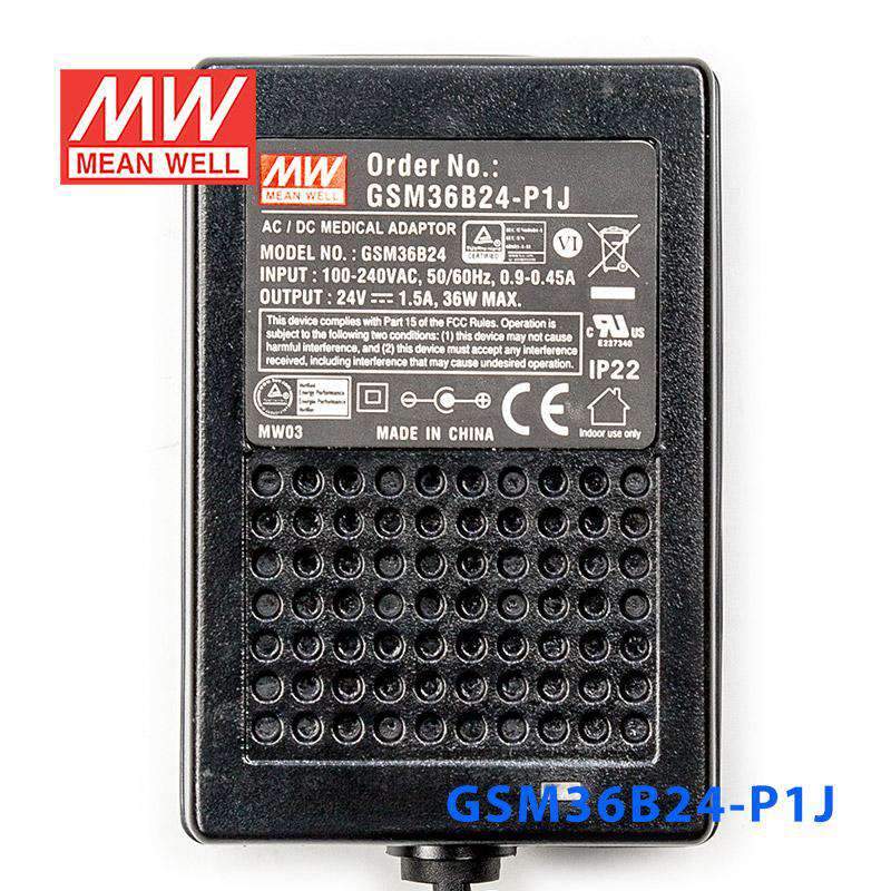 Mean Well GSM36B24-P1J Power Supply 36W 24V - PHOTO 2