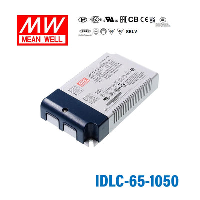 Mean Well IDLC-65-1050 Power Supply 65W 1050mA, Dimmable