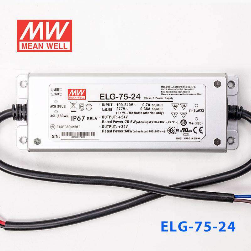 Mean Well ELG-75-24 Power Supply 75W 24V 3.15A - PHOTO 2