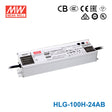 Mean Well HLG-100H-24AB Power Supply 100W 24V - Adjustable and Dimmable 4A