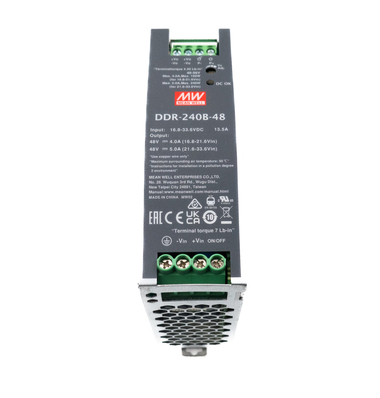 Mean Well DDR-240B-48 DC-DC Converter - 240W - 16.8~33.6V in 48V out 5A - PHOTO 1