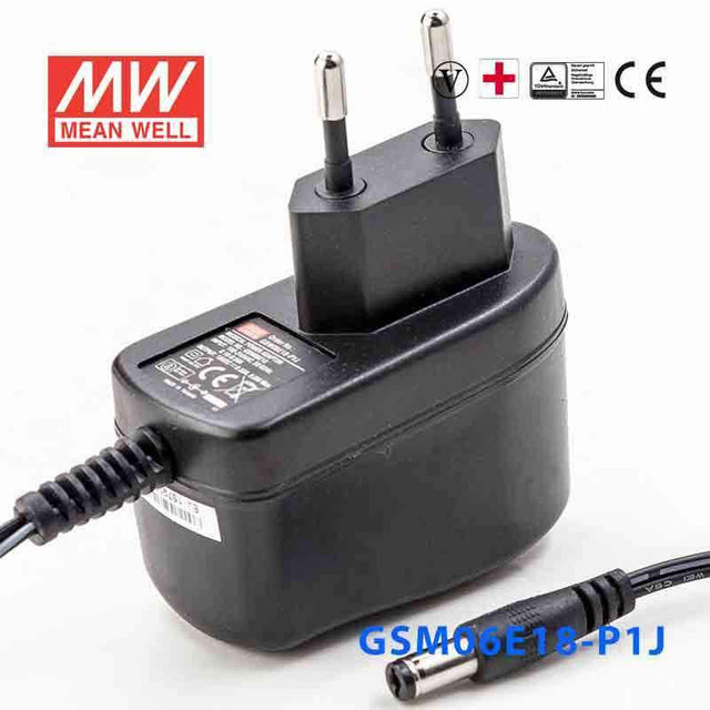Mean Well GSM06E18-P1J Power Supply 06W 18V