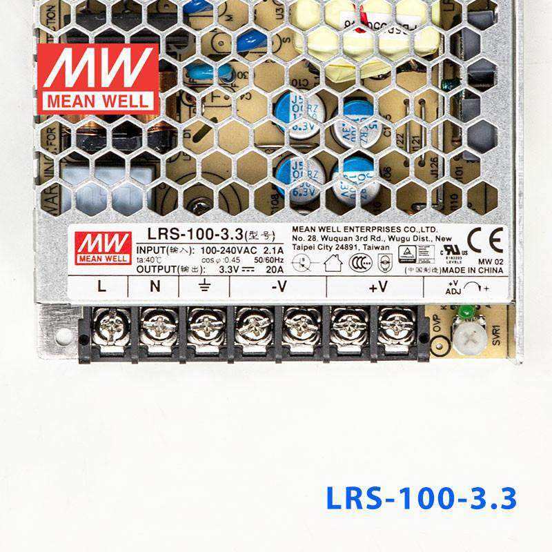 Mean Well LRS-100-3.3 Power Supply 100W 3.3V - PHOTO 2