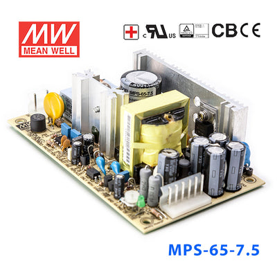 Mean Well MPS-65-7.5Power Supply 65W 7.5V 8A