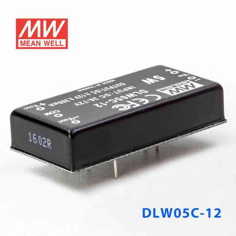 Mean Well DLW05C-12 DC-DC Converter - 5W - 36~72V in ±12V out 208mA - PHOTO 1