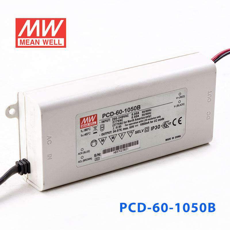 Mean Well PCD-60-1050B Power Supply 60W  1050mA - PHOTO 1